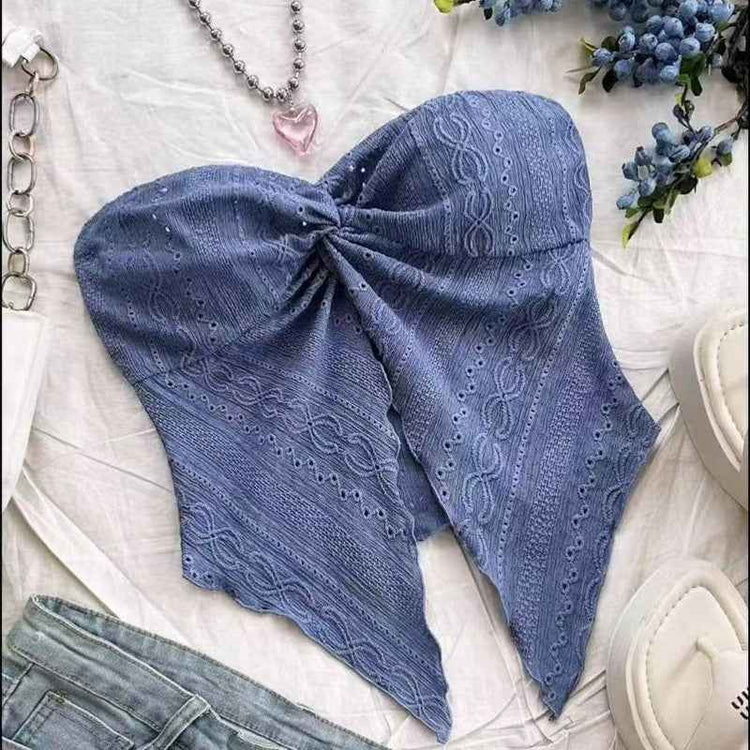 Girl Beach Tube Holiday Sleeveless Top