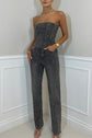 Shiny Vest Diamond Suit with Trousers for a Stunning Look - Florence Luxe