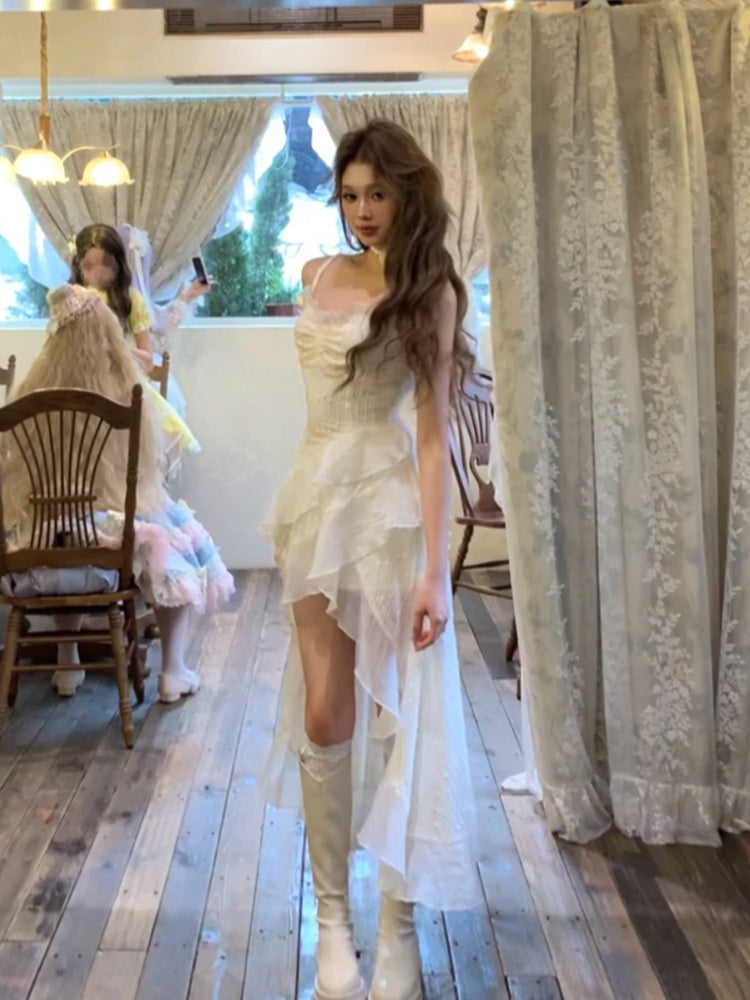 Irregular Fairy Dress Women&