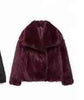 Winter Plush Coat for Women - Fashion Thicken Lapel Outwear Casual Long Sleeve Tops - Florence Luxe