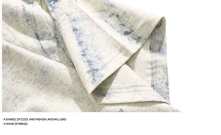 Tie Dye Short Sleeve T-Shirt - Full Printing Fashion Tee