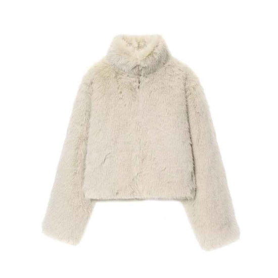 Artificial Fur Short Coat Jacket for Stylish Comfort