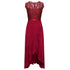 New Elegant Lace Party Dress - Long Formal Evening Dress with Floral Embroidery for Bridesmaids - Florence Luxe