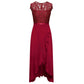 New Elegant Lace Party Dress - Long Formal Evening Dress with Floral Embroidery for Bridesmaids - Florence Luxe