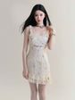 Luxury Slim Lace Embroidery Dress