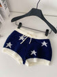 American Pure Hot Girl Knitted Shorts for Women - Slim-Fitting Casual Cool Style
