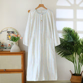 Cotton Yarn Sweet Cotton Candy Home Wear Long-sleeved Trousers Pajamas.