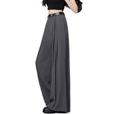 Gray Suit Pants For Women Spring And Autumn New High Waist - Florence Luxe