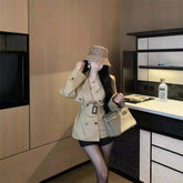 French Double Breasted Coat - Elegant French Style for Timeless Sophistication - Florence Luxe