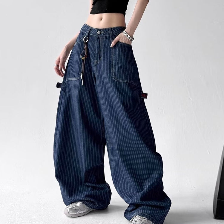 Spring And Autumn High Waist Loose Mop Pants for Slimming Style - Florence Luxe
