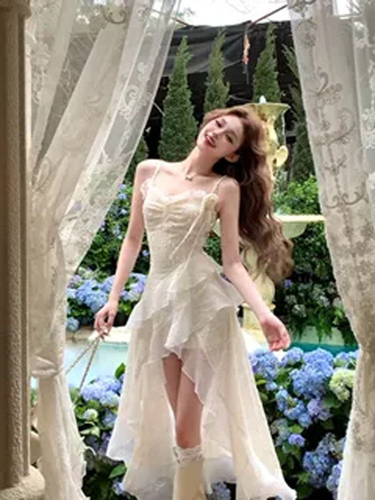 Irregular Fairy Dress Women&