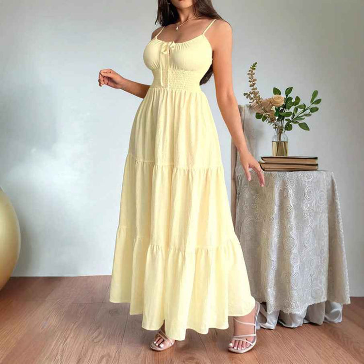 Sexy Backless Swing Slip Dress for Effortless Elegance