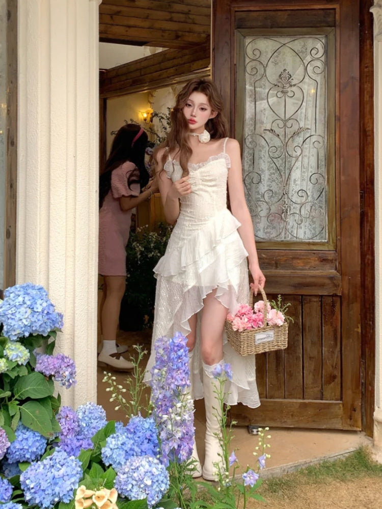 Irregular Fairy Dress Women&