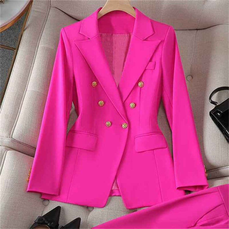 Small-sized Retro Suit Jacket Slim-fit Fashion Women&