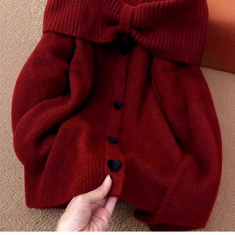 Idle Style High-grade Off-the-shoulder Knitted Top - Florence Luxe