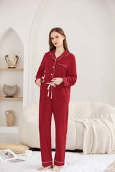 Womens Pajama Set Long Sleeve Sleepwear for Ultimate Comfort