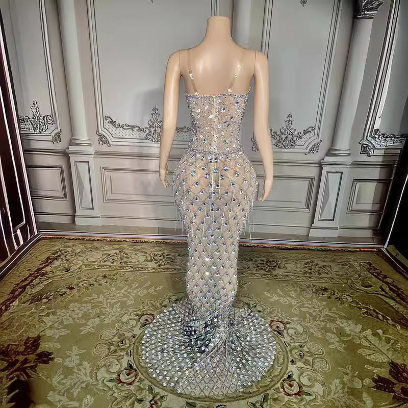 No Back Traceless Sexy Elegant Fishtail Gown - Florence Luxe