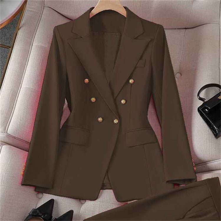 Small-sized Retro Suit Jacket Slim-fit Fashion Women&