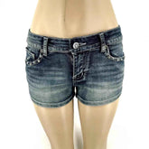 Fashion Hot Pants Embroidered Denim Shorts