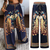 Peacock Positioning Pants: Stylish Women&