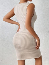 New Amazon Cross-border Bodycon Dress with Button Pleated Deep V Design - Florence Luxe