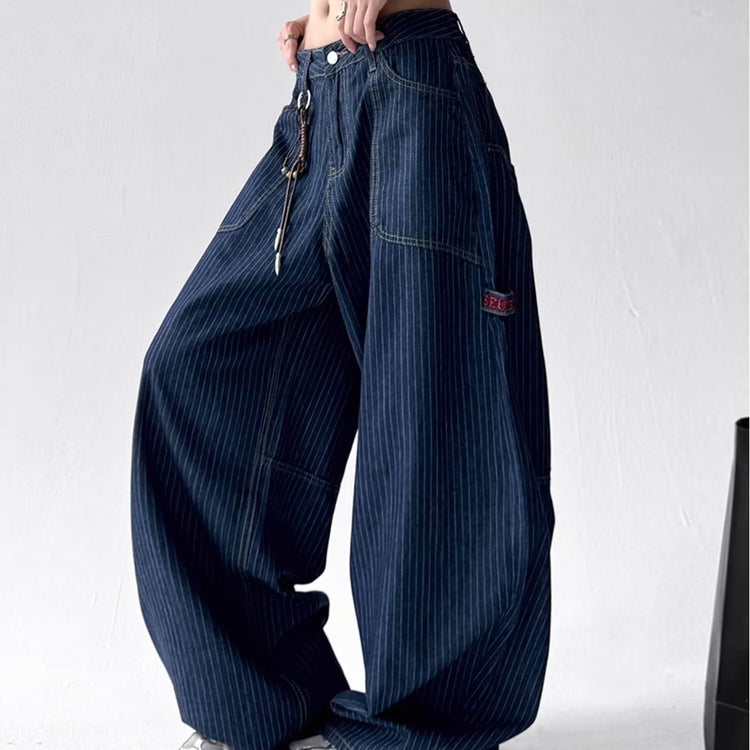 Spring And Autumn High Waist Loose Mop Pants for Slimming Style - Florence Luxe
