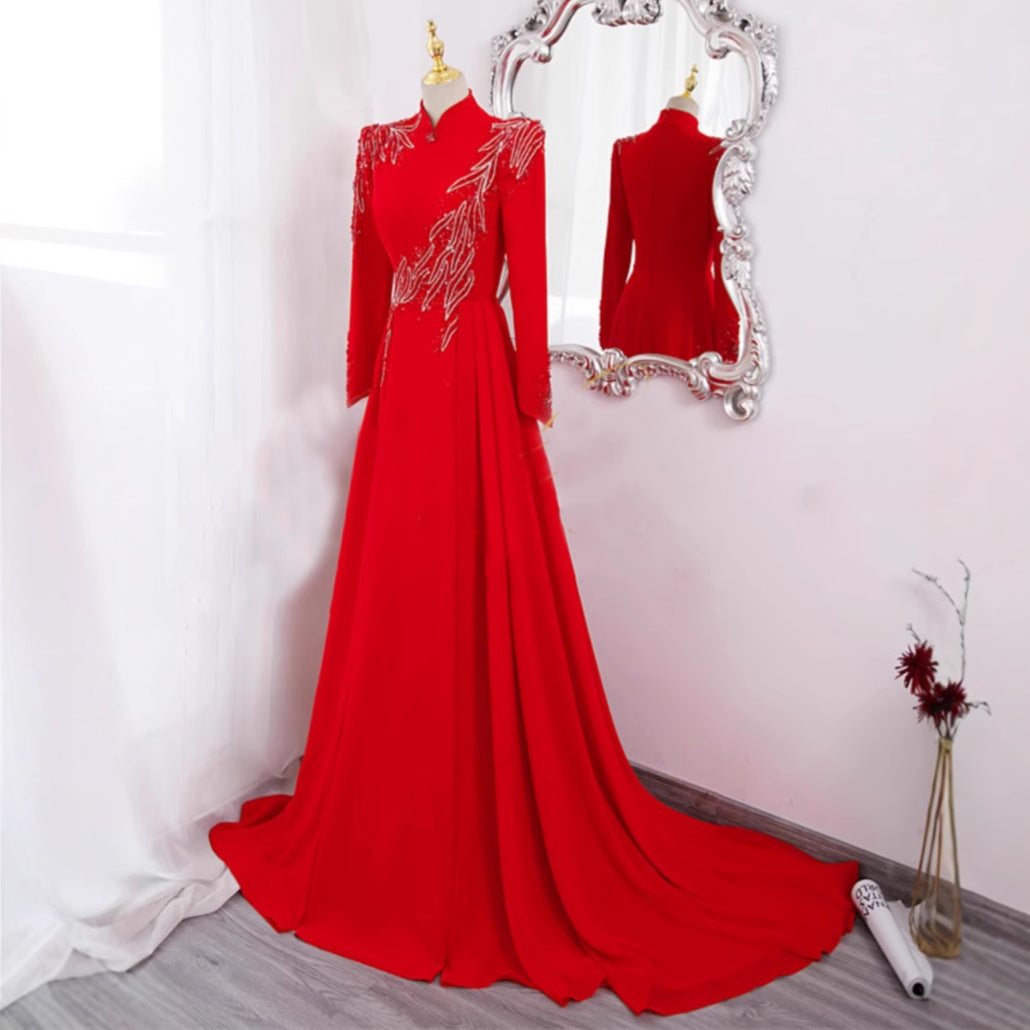 New Long Sleeve Formal Evening Dress for Elegant Party Occasions - Florence Luxe