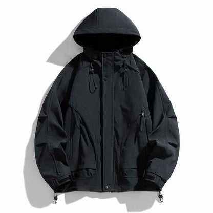 Windproof Warm And Trendy Hooded Jacket