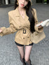 French Double Breasted Coat - Elegant French Style for Timeless Sophistication - Florence Luxe