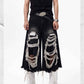 Cropped Ripped Patch Pants for a Trendy Look