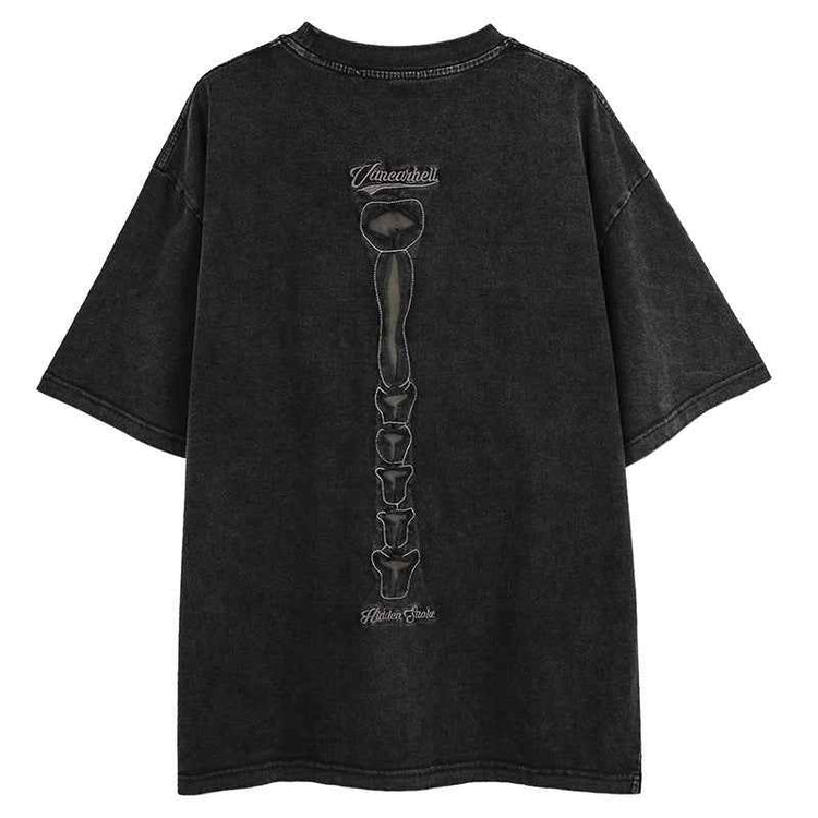 Dark Skull Short Sleeve Shirt for High Street Style