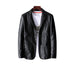 Leather Men’s Autumn Winter Jacket with Thin Lapel for Stylish Comfort - Florence Luxe