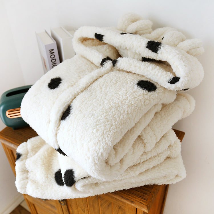 New Suit Fleece-lined Thickened Outer Wear Casual Loose Plus Size Homewear.