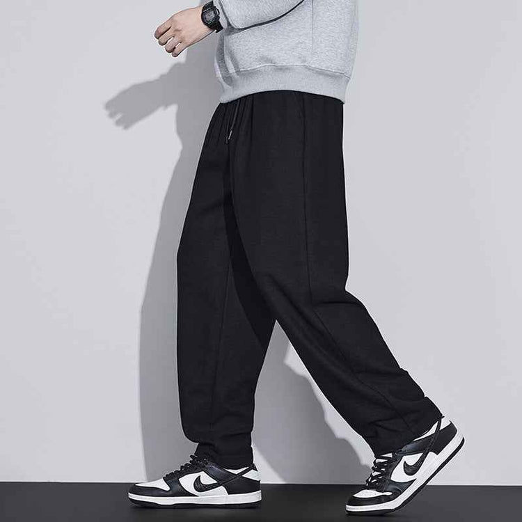 Retro Wool Tapered Pants - Stylish Mens Casual Loose Pants for Everyday Wear