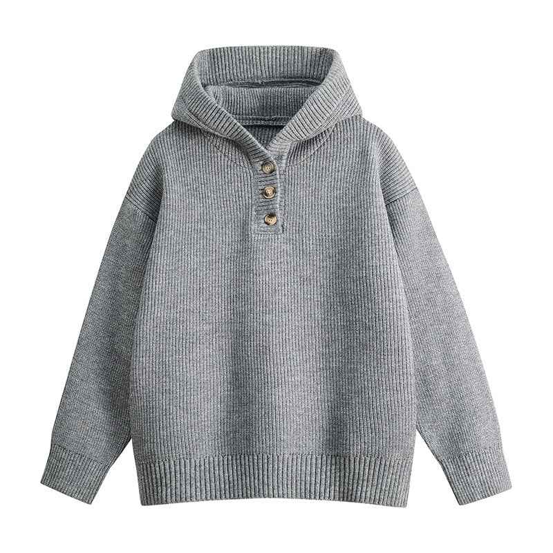 New Hooded Knitwear Sweater Men&