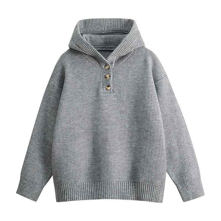 New Hooded Knitwear Sweater Men&
