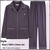 Full Cotton Thin Section Plus Size Plaid Outerwear for Comfortable Homewear