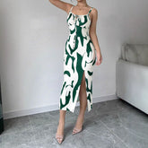 Summer Printed Suspender Dress - Fashion Slim Lace-up for Women - Florence Luxe