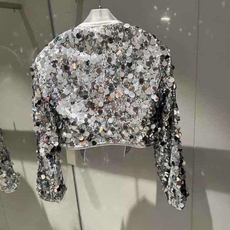 Sequined Coat for Women - Autumn Cool Wind Top