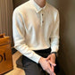 Lapel Long Sleeve Men&