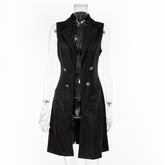 Fashionable Suede Slim-Fit Vest for Women - Retro Elegant Style - Florence Luxe