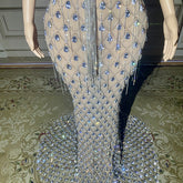 No Back Traceless Sexy Elegant Fishtail Gown - Florence Luxe