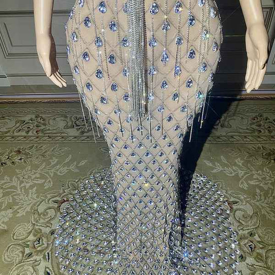 No Back Traceless Sexy Elegant Fishtail Gown - Florence Luxe