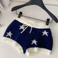 American Pure Hot Girl Knitted Shorts for Women - Slim-Fitting Casual Cool Style