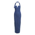 Retro Denim Halter Dress with Slim-fit Slit Design - Florence Luxe