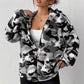 European And American Autumn And Winter Plush Camouflage Warm Jacket - Florence Luxe