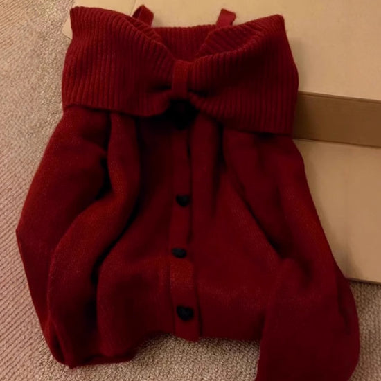 Idle Style High-grade Off-the-shoulder Knitted Top - Florence Luxe