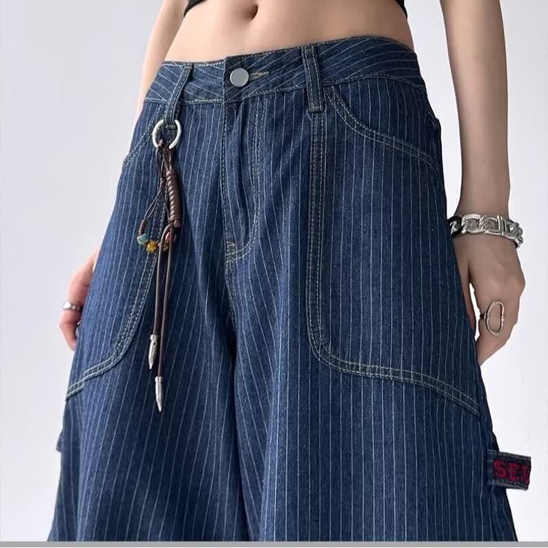 Spring And Autumn High Waist Loose Mop Pants for Slimming Style - Florence Luxe