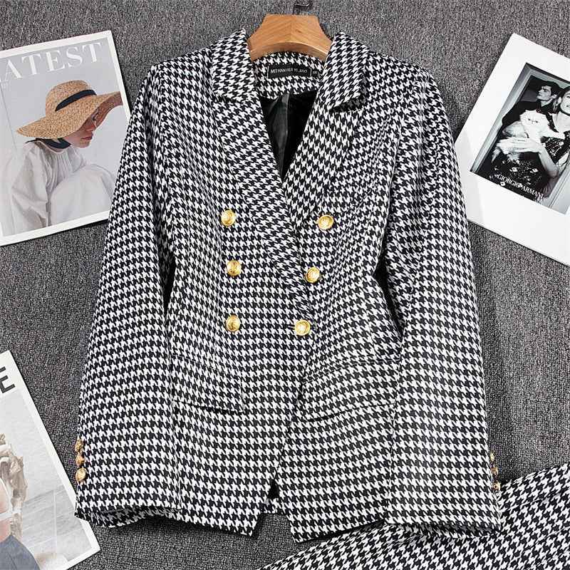 Small-sized Retro Suit Jacket Slim-fit Fashion Women&