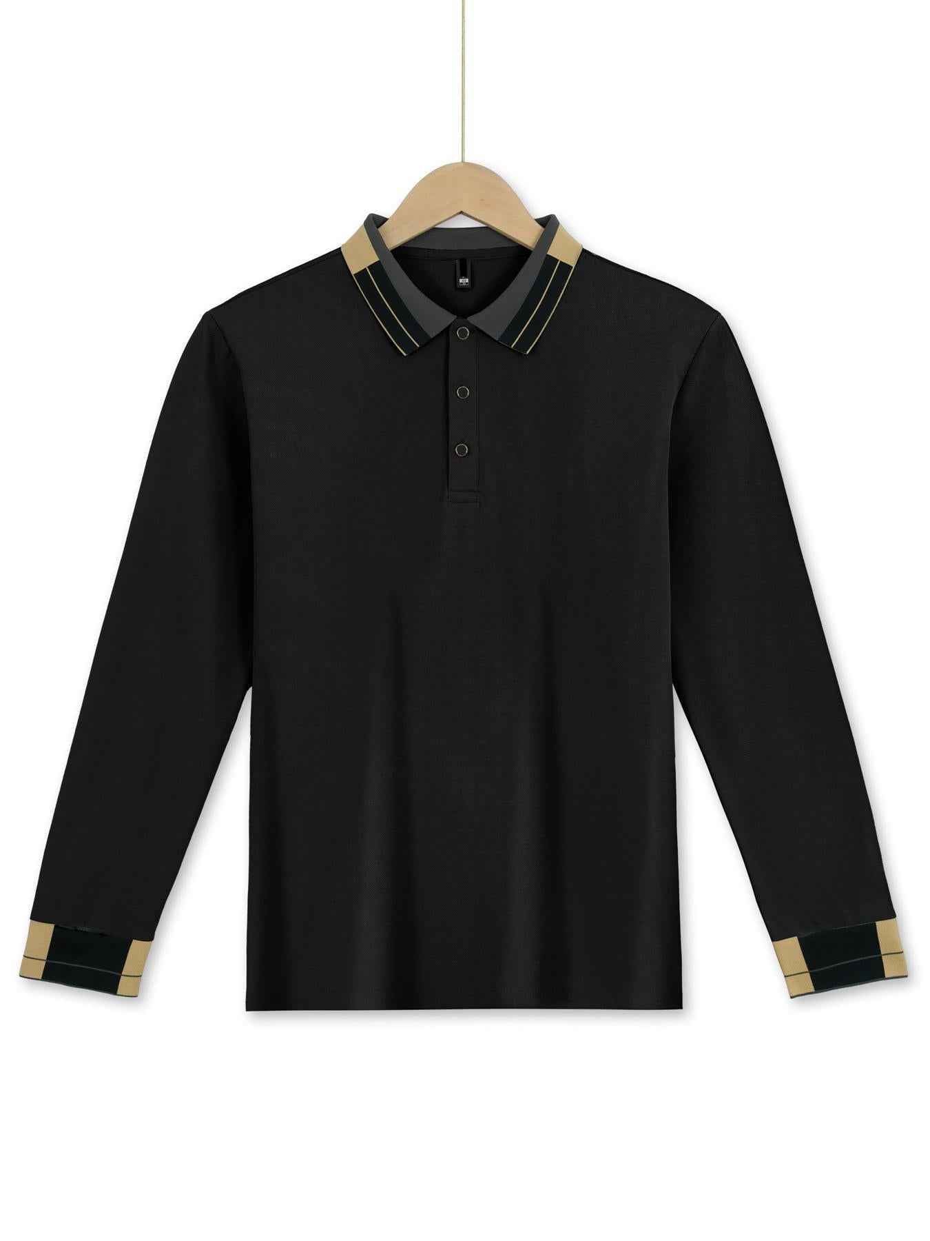 Long Sleeve Lapel Men&